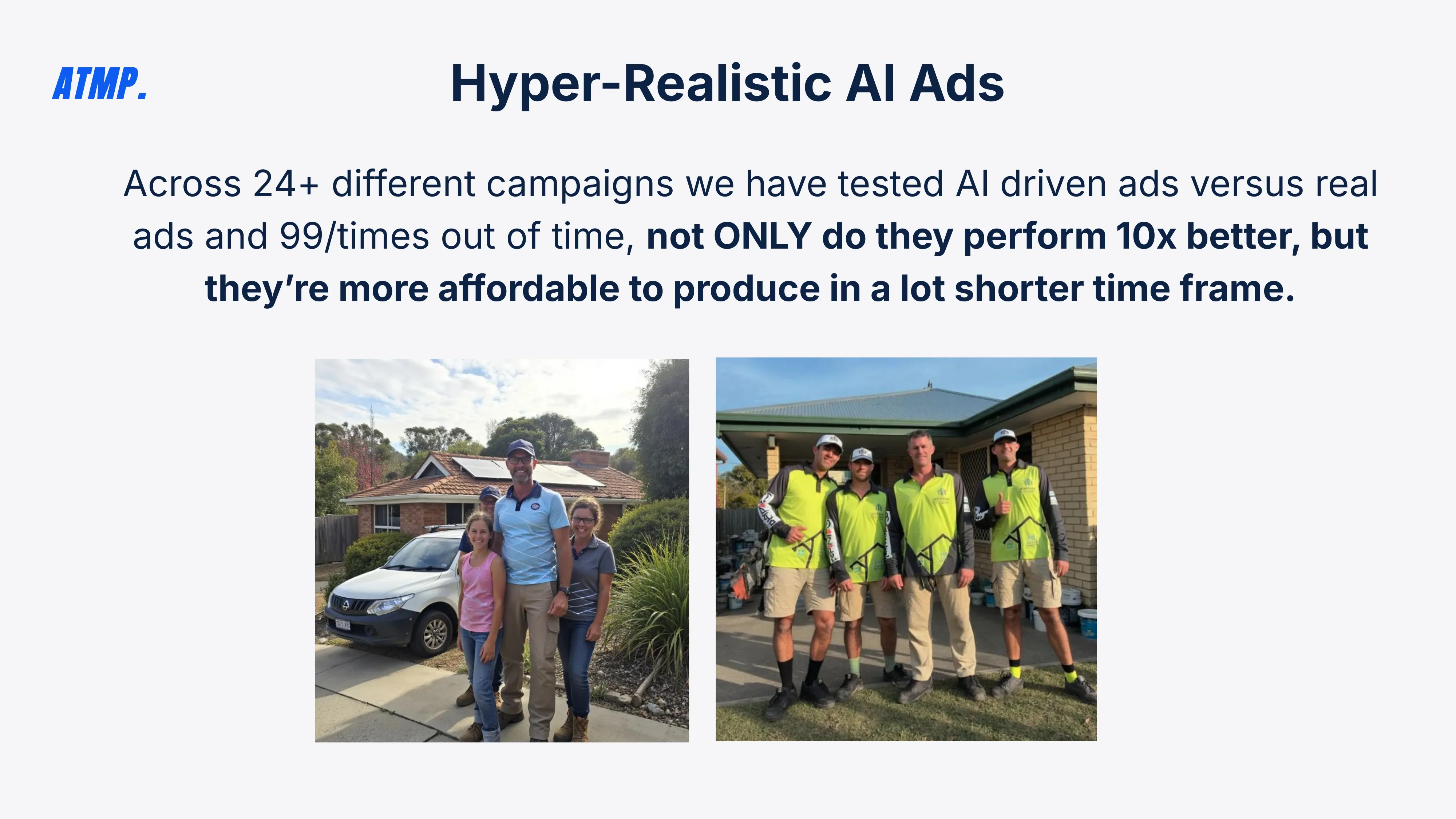 Hyper-Realistic AI Ads - 24+ campaigns